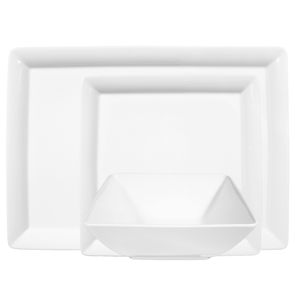 Buffet Gourmet white undecorated
