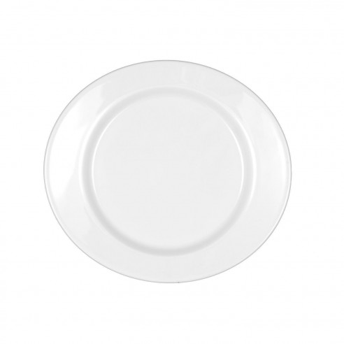 Teller flach oval 18 cm 00006 Mandarin