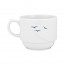 Obere zur Milchkaffeetasse