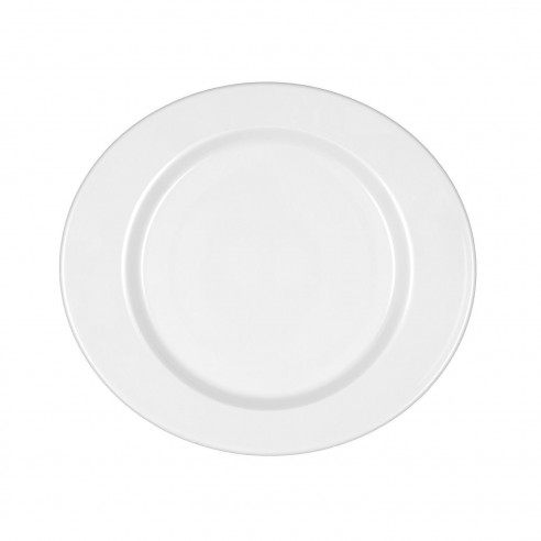 Plate flat oval 24 cm 00006 Mandarin