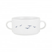 Soup cup 0,27 ltr 2 handles - Savoy blaue Möwen 33374