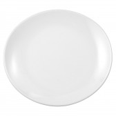 Plate flat coup oval 25 cm 5195 - Meran uni 6