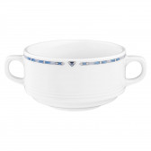 Soup cup with 2 handles 0,30 ltr - Imperial mehrfarbige Kante 34064