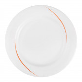 Plate flat 21 cm - Laguna orange Flanken 34465