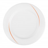 Plate flat 23 cm - Laguna orange Flanken 34465