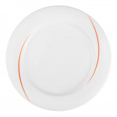 Plate flat 28 cm - Laguna orange Flanken 34465