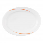 Platter oval 28cm - Laguna orange Flanken 34465