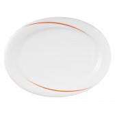 Platter oval 31cm - Laguna orange Flanken 34465