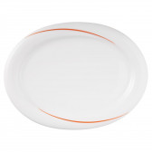 Platter oval 35cm - Laguna orange Flanken 34465