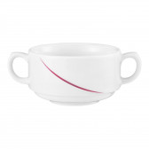 Soup cup with 2 handles - Laguna bordeaux 34622