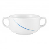 Soup cup with 2 handles - Laguna blaue Flanken 56253