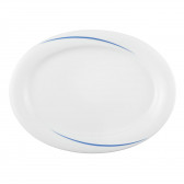 Platter oval 28cm - Laguna blaue Flanken 56253