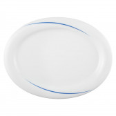 Platter oval 31cm - Laguna blaue Flanken 56253