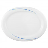 Platter oval 35cm - Laguna blaue Flanken 56253