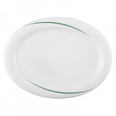 Platter oval 31cm - Laguna grüne Flanken 56255