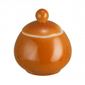 Sugar bowl with lid 0,26 ltr - Coup Fine Dining terracotta 57013