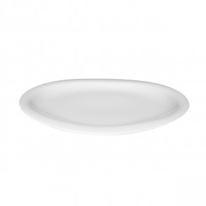Plate oval 29x24 cm 00003 white Top Life