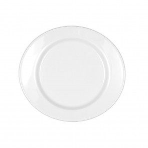 Plate flat oval 18 cm 00006 Mandarin