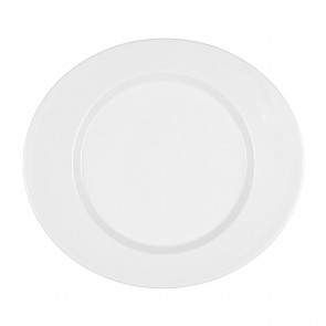 Plate flat oval 34 cm 00006 Mandarin